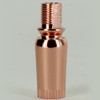 1/8IPS Threaded Brass Knurled Crimp Swivel - Polished Copper Finish