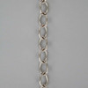 11 Gauge (3/32in.) Thick Steel Small Oval Lamp Chain - Nickel Plated Finish