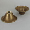 3-1/8in. Diameter Cast Unfinished Brass Tappered Cup with 7/16in Slip Center Hole.