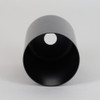 Edison Lamp Socket Cup - Black Powdercoat