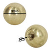 3/8in. Diameter Solid Brass Ball with 6/32 Female Tapped Blind Hole.