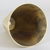 Unfinished Cast Brass Cone Cup