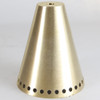 Unfinished Cast Brass Vented Cone Cup