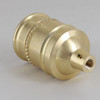 Cast Brass Beaded Lamp Socket Cup 1/8ips Theaded Hole and 8/32 Threaded Set Screw