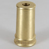 1/8ips - 1-1/8in Diameter Turned Brass Reeded Edge Cup - Unfinished Brass