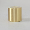 1/8ips - 1/2in X 1/2in Cylinder Finial - Unfinished Brass