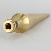 1/8ips - 1-1/8in X 8-1/2in Spike Finial - Unfinished Brass