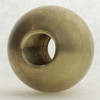 1in. Diameter Solid Brass Ball with 1/8ips. (3/8in.) Female Tapped All the Way Through Hole