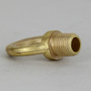 1/8ips. - Male Threaded - Brass Loop with Wire Way - Unfinished Brass