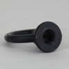 1/8ips - Female Threaded - Brass Colonial Loop with Wire Way - Black Powdercoat Finish