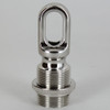 1/4ips - Brass Heavy Duty Screw Collar Loop with Seating Ring - Polished Nickel