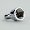 1/8ips. - Female Threaded - Zinc Die-Cast Baby Loop with Wire Way - Chrome Plated Finish