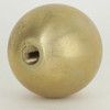 2in. Diameter Solid Brass Ball with 1/8ips. Female Tapped Blind Hole