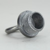 1/2ips - Male Threaded - Zinc Die Cast Loop - Unfinished Steel Finish