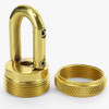 3/8ips Polished Brass Finish Quick Collar Loop for use with 1-13/32 Hole Canopies