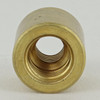 5/16-18 UNC X 1/8ips. Female Threaded Unfinished Brass Straight Coupling