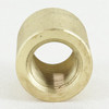 1/4ips - 3/4in X 7/8in Cylinder Coupling - Unfinished Brass