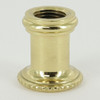 1/8ips. X 1/8ips. Female Threaded Polished Brass Finish Beaded Neck