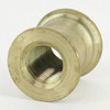 1/8ips. X 1/8ips. Female Threaded Unfinished Brass Thimble Neck