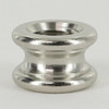 1/8ips Female Threaded - 5/8in X 3/8in Brass Turned Neck - Nickel Plated Finish