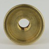 1/8ips. X 1/8ips. Female Threaded Unfinished Brass Check Neck with 1in. Check Ring