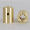 5/16in Slip with 8/32 Locking Set Screw X 1/8ips - Unfinished Brass