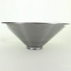 12in. Unfinished Steel Cone Shade with 3-1/4in. Neck