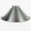 12in. Unfinished Steel Cone Shade with 3-1/4in. Neck