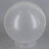 6in Diameter X 3-1/4in Fitter Acrylic Ball - Frosted