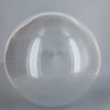 10in Diameter X 4in Diameter Hole Acrylic Neckless Ball - Clear Prismatic