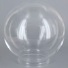 16in Diameter X 6in Fitter Acrylic Ball - Clear