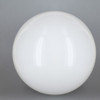 10in Diameter X 4in Fitter Acrylic Ball - White