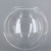 14in Diameter X 5-1/4in Diameter Hole Acrylic Neckless Ball - Clear