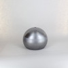 160mm (6-5/16in) Steel Open Ball Lamp Shade With 1/8ips Slip Through Center Hole - Unfinished Steel