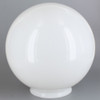 18in Diameter X 6in Fitter Acrylic Ball - White