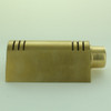 Brass Library Shade Vented With Swivel Cup End - 1/8ips Threaded Hole