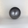 200mm (7-7/8in) Steel Open Ball Shade With 1/8ips Slip Through Center Hole - Unfinished Steel