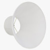 15in. Off White Stretch Shantung Bell Lamp Shade with Vertical Piping