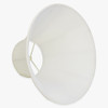 13-1/2in. Egg Shell Stretch Shantung Bell Lamp Shade with Vertical Piping