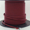 16/3 SJT-B Black/Red Diamond Pattern Nylon Fabric Cloth Covered Lamp and Lighting Wire.