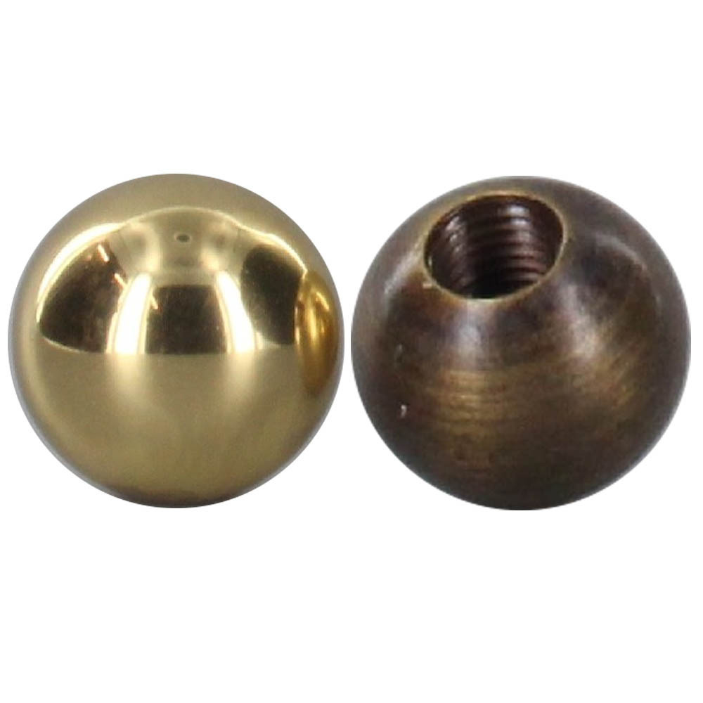 Solid Brass Turned Balls Grand Brass Lamp Parts, LLC.