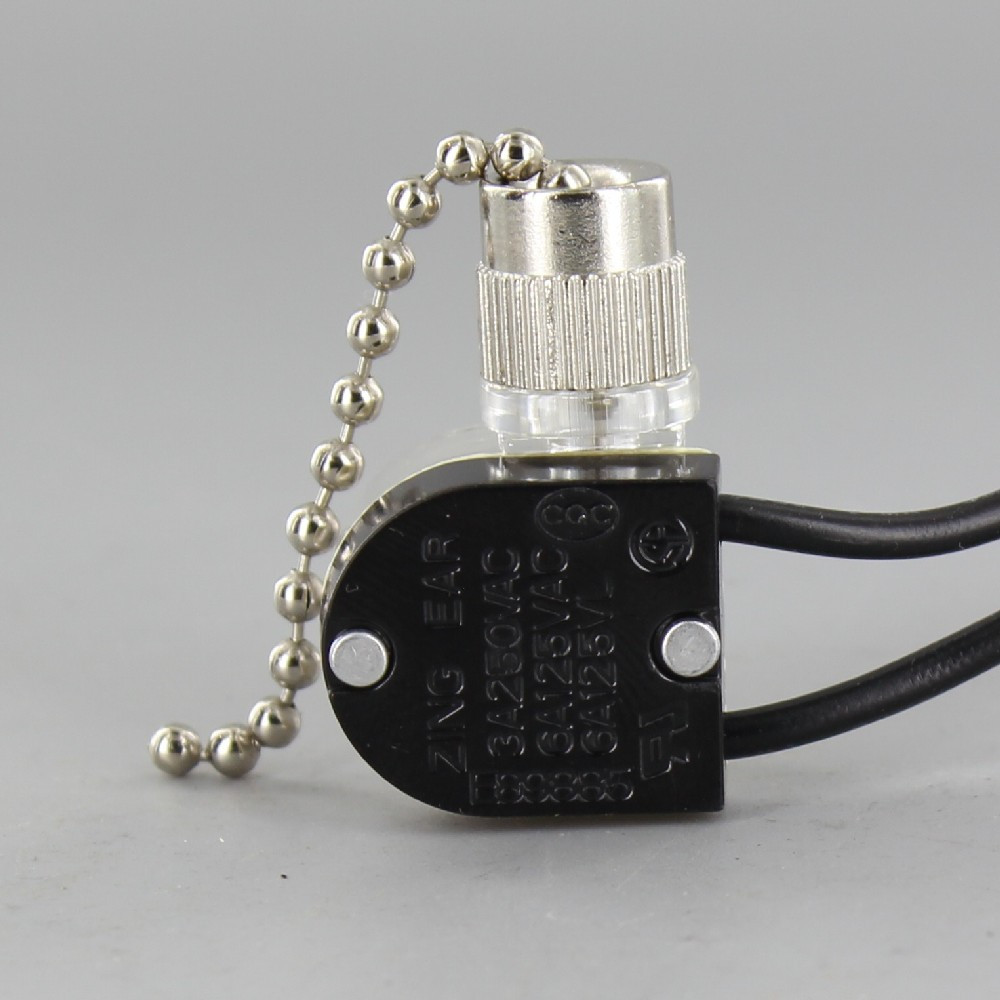 On-Off Pull Chain Switch with Metal Shell