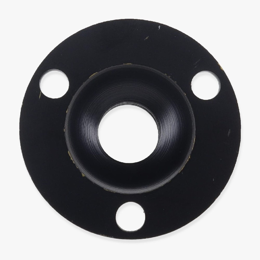 Black Finish Flange with 1/8ips. Threaded Center Hole