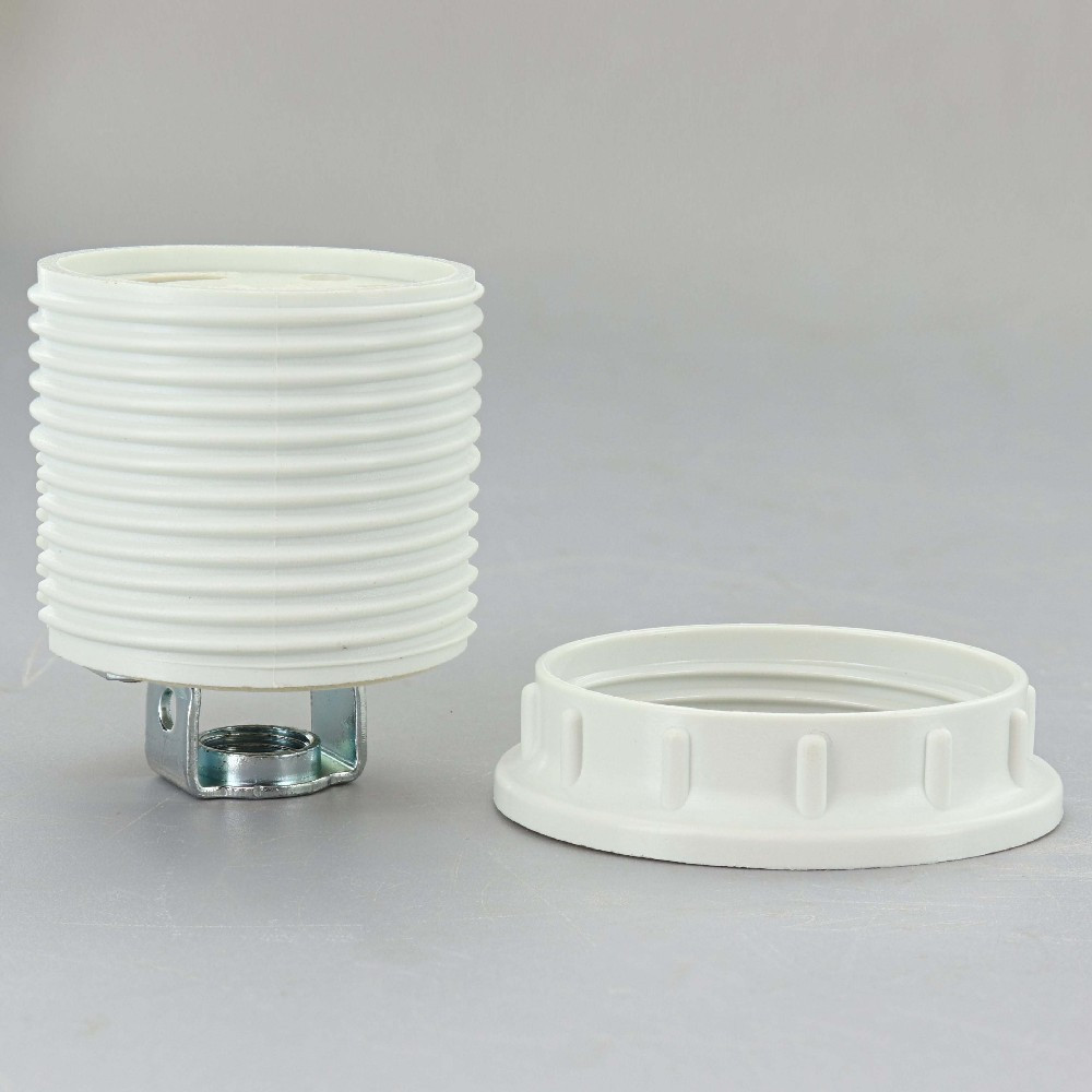 GU24 CFL Lamp Threaded Body and Ring Socket with 1/2in Height Hickey