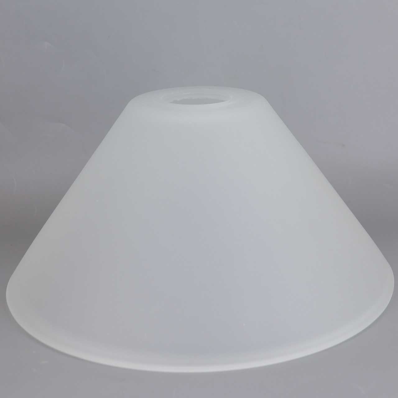 10in Diameter Frosted Cone Shade with 1-5/8in Hole