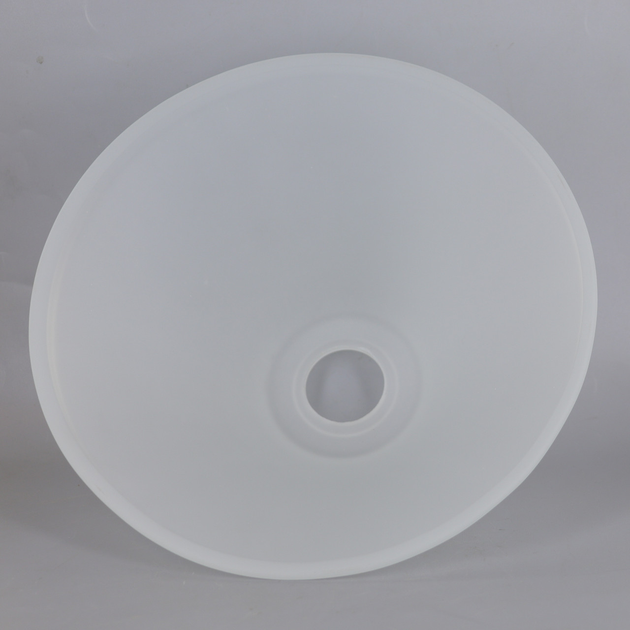 14in Diameter Frosted Cone Shade with 1-5/8in Hole