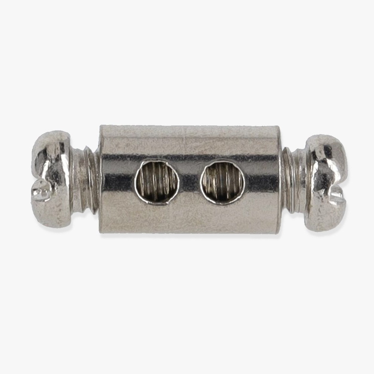 Small Looping Cable Gripper with Locking Screws - Polished Nickel