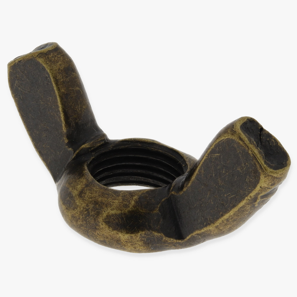 1/8ips Wing Nut - Antique Brass Finish
