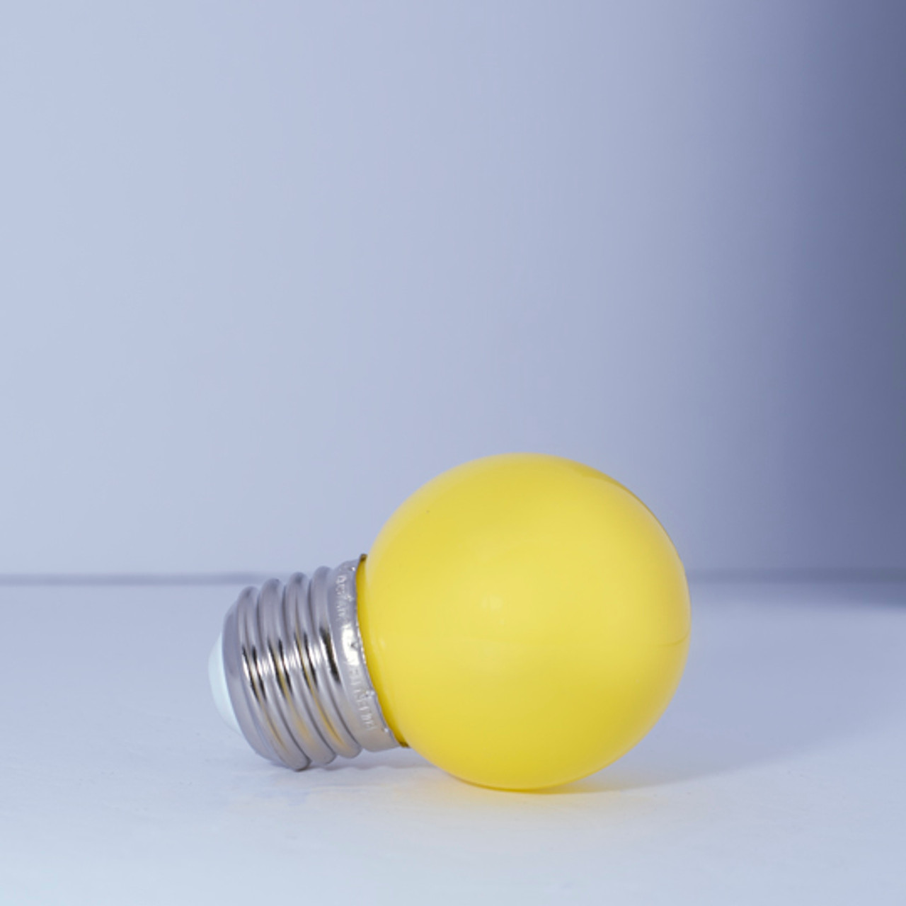 Laatste Hover Omgekeerde Yellow G14 LED E-26 Base Globe Bulb