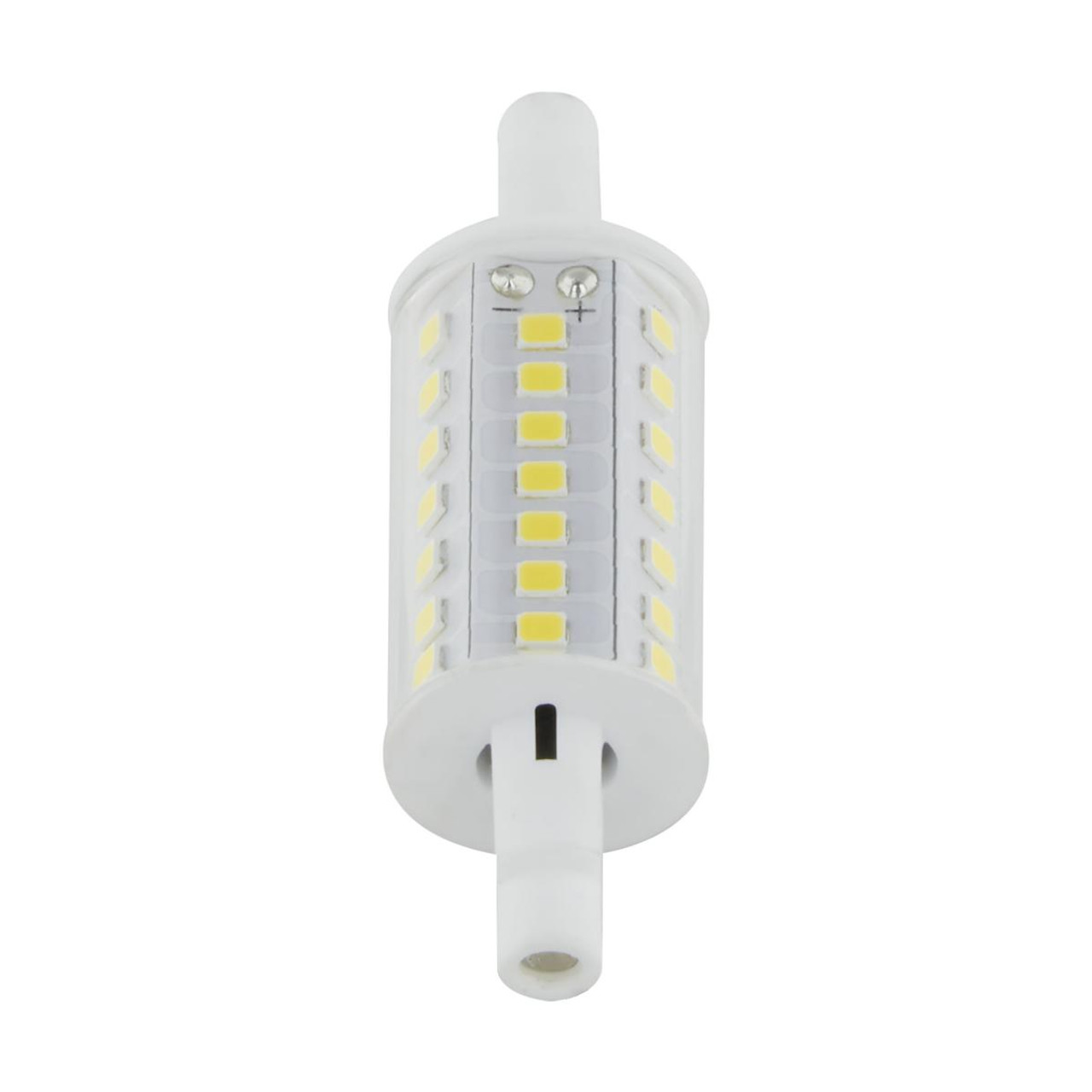 6 Watt LED Bulb; J-Type T3 78mm; 120 Volt; R7S Base; 3000K; Double Ended;  200